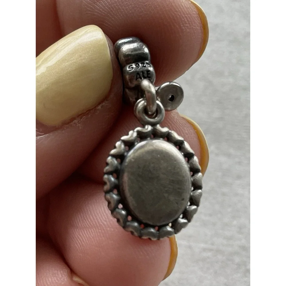 retired Pandora Sweet Sister Dangle Charm ALE 925 Sterling Silver